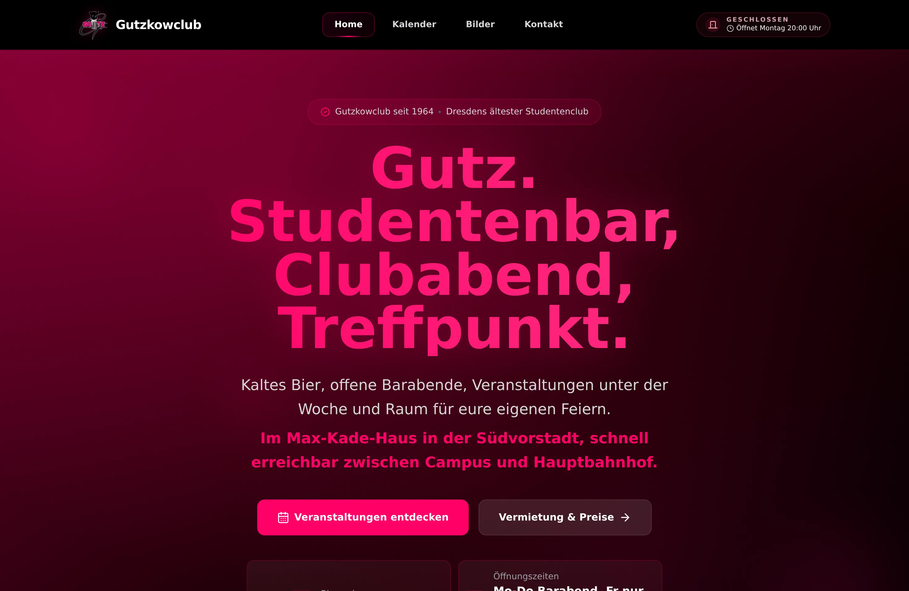 Gutzkowclub e.V. — Website